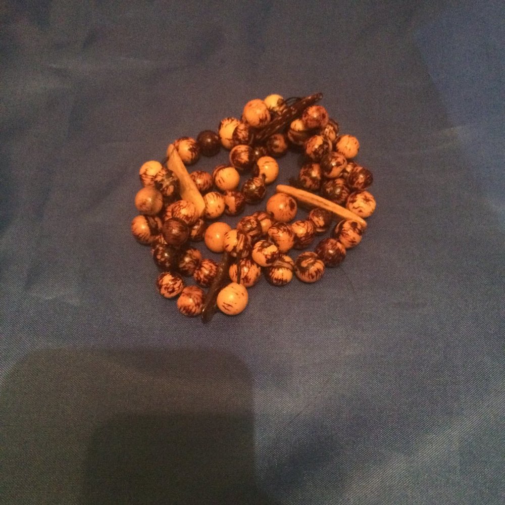 Wood Bead Braclet